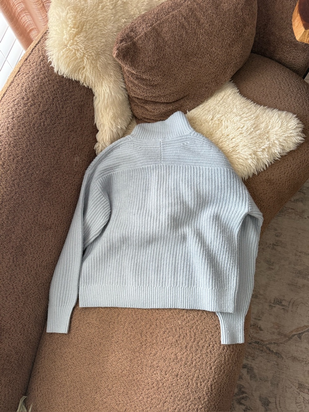 Everlane THE HALF-ZIP SWEATER IN LUXE MERINO - Picture 5 of 6